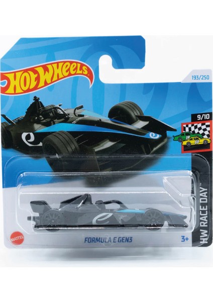 1/64 Ölçek Tekli Regular Arabalar HRY66 Hw Race Day / Formula E Gen3