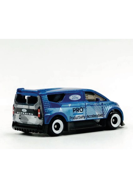1/64 Ölçek Tekli Regular Arabalar HTD33 Hw Green Speed / Ford Performance Supervan 4 (Mavi)