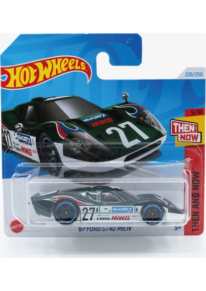 1/64 Ölçek Tekli Regular Arabalar HTC69 Then And Now / '67 Ford GT40 Mk.lv