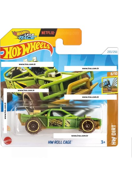 1/64 Ölçek Tekli Regular Arabalar HTB30 Hw Dirt / Hw Roll Cage