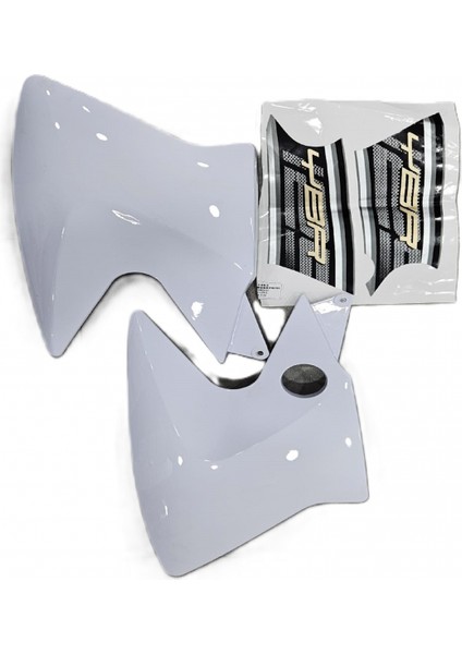 YAMAHA YBR 125 AKÜ YAN KAPAK TAKIM BEYAZ 2006