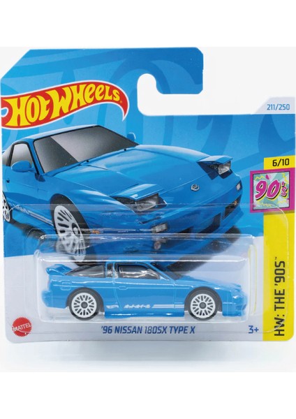 1/64 Ölçek Tekli Regular Arabalar HTB08 Hw: The '90's / '96 Nıssan 180SX Type x