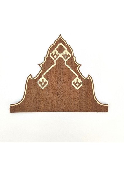Maun Zemin Kaplama Beyaz Kontürlü Kilim Motifli Kaplama