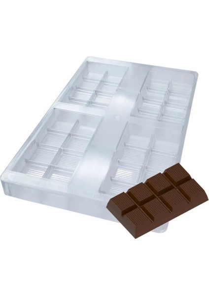 Tekno Trust Dubai Çikolata Kalıbı Polikarbon 4'lü