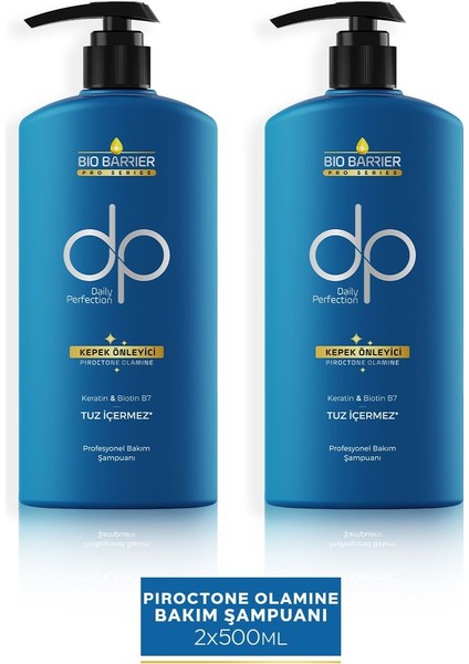 Daily Perfection Bio Barrier Şampuan Kepek Önleyici Şampuan 500 ml X 2 Adet