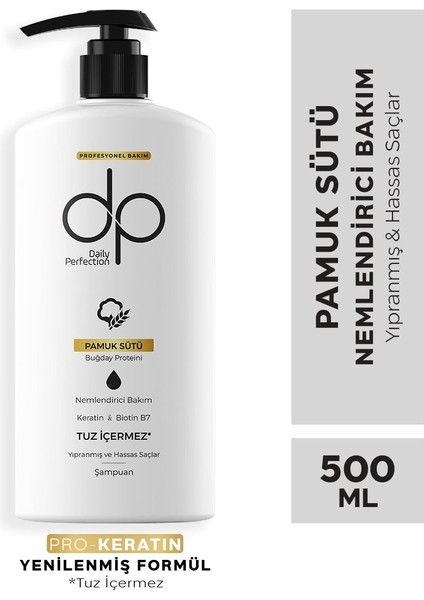 Şampuan Pamuk Sütü 500 ml X 4 Adet