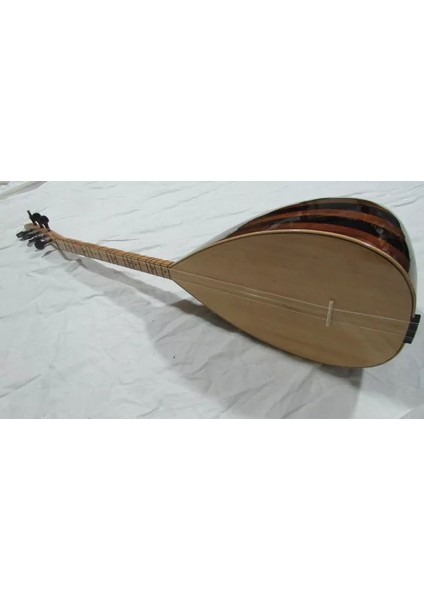 Solak Kısa Sap Siyah Dut Tekne 39 cm Tekne Saz Bağlama