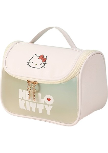 Hellokitty Kozmetik Çantası Su Geçirmez Taşınabilir Kanca Tuvalet Çantası (Yurt Dışından)