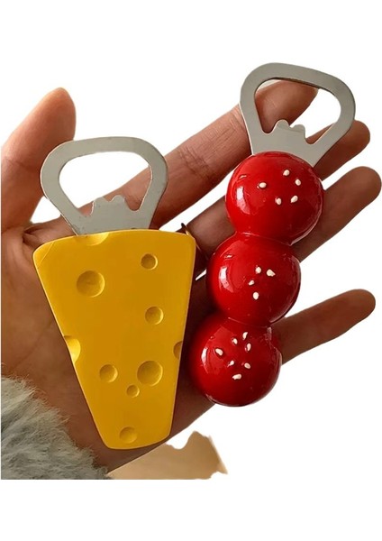 Peynir Sevimli Buzdolabı Magnet Şişe Açacağı (Yurt Dışından)