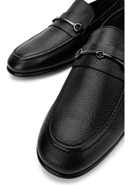 Erkek Deri Siyah Floter Loafer Ayakkabı 01 2228 Erk Ayk SK24-25 Sıyah Fltr fırsatları