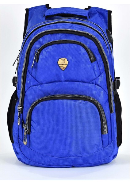 1550-2226 Unisex Anatomik Yarasa Sırt Okul Çantası - NKT01550-SAKS-MAVI-TEKEBAT fırsatları