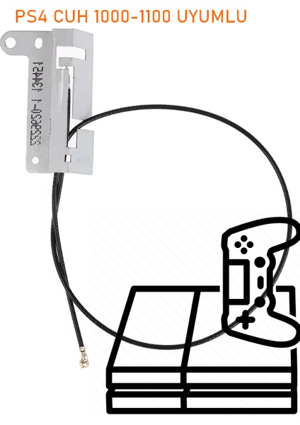 Ps4 Cuh 1000 ve 1100 Cihazlar Ile Uyumlu Wıfı Bluetooth Anten