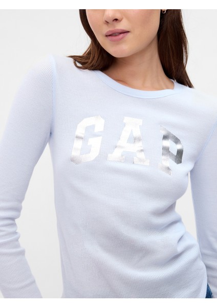Kadın Lila Waffle Örgü T-Shirt modelleri