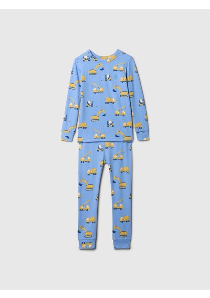Bebek Mavi Supercozy Pijama Takımı