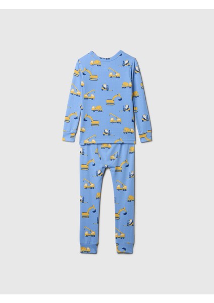 Bebek Mavi Supercozy Pijama Takımı