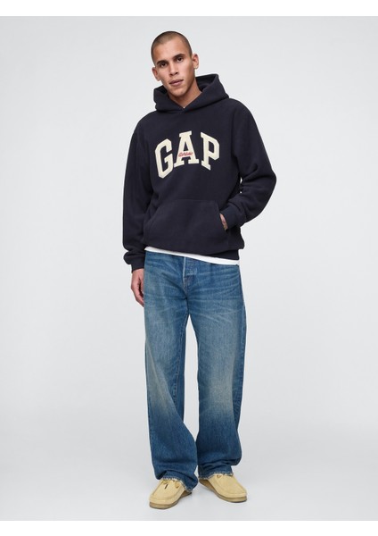 Erkek Lacivert Gap Logo Sweatshirt