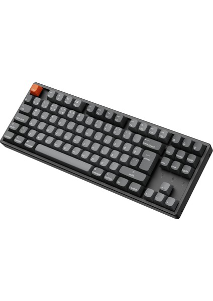 K8 Max %80 Tkl Rgb Türkçe Red Switch Kablosuz Alüminyum Çerçeve Karbon Siyah Mekanik Klavye