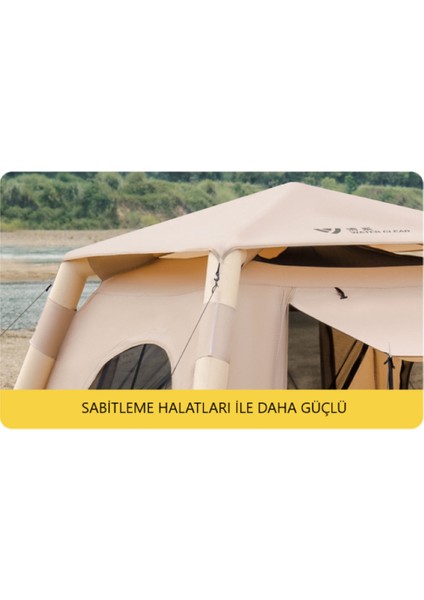 Manuel Pompalı Şişme Kamp Çadırı