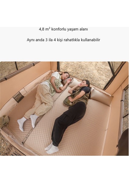 Manuel Pompalı Şişme Kamp Çadırı