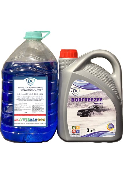 Kışlık Set (Cam Suyu 5 Litre + Antıfırız 3 Litre)