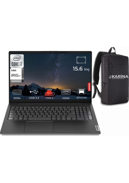 V15 G4 Iru Intel Core I7 1355U 16GB 1tb SSD 15.6" Fhd WIN11 Pro Taşınabilir Bilgisayar 83A100GPTR-15