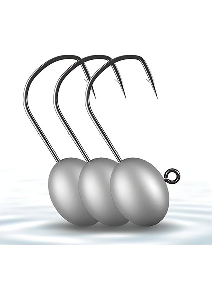 10 Adet 3 Gram Ağırlık,no 4# Mustad Iğneli,jig Head,zoka