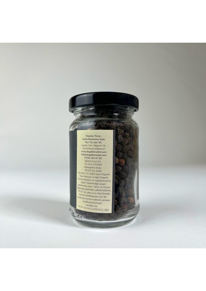 Organik Tane Karabiber 55 gr