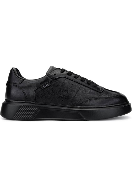 Erkek Hakiki Deri Siyah Sneakers & Spor Ayakkabı 04 3508 Erk Ayk SK24-25 Sıyah