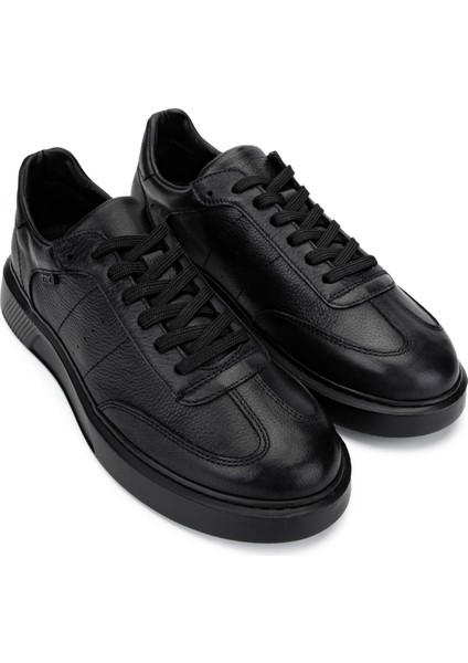 Erkek Hakiki Deri Siyah Sneakers & Spor Ayakkabı 04 3508 Erk Ayk SK24-25 Sıyah fiyatları