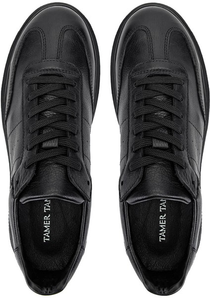 Erkek Hakiki Deri Siyah Sneakers & Spor Ayakkabı 04 3508 Erk Ayk SK24-25 Sıyah indirimleri
