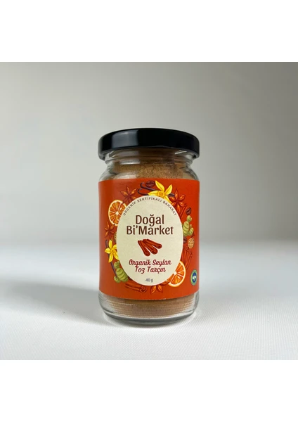 Doğal Bi Market Organik Seylan Toz Tarçın 35 gr