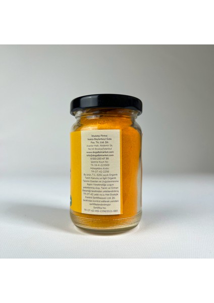 Organik Toz Zerdeçal 55 gr fırsatları