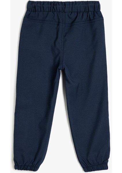 Jogger Pantolon Beli Bağlamalı Cepli