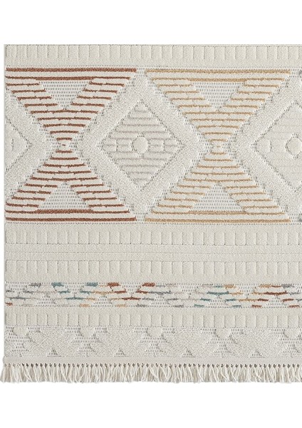 Seyran Rubby Koleksiyonu Sisal Dekoratif Halı 1551 Multi Beyaz fiyatları