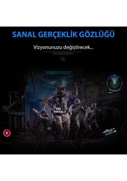 3D Vr Sanal Gerçeklik Gözlüğü G02