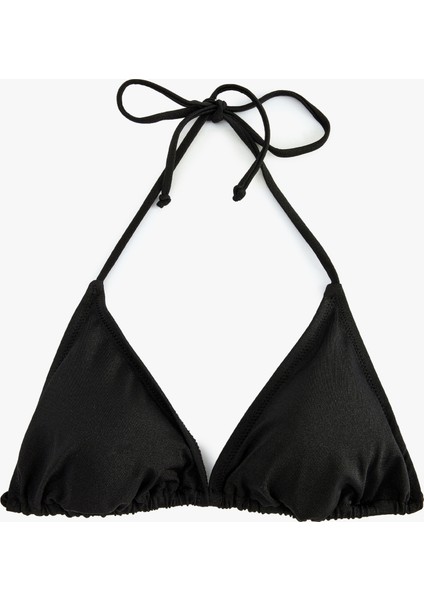 Ipli Üçgen Bikini Üstü