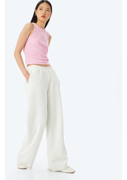 Bisiklet Yaka Kolsuz Slim Fit Basic Atlet