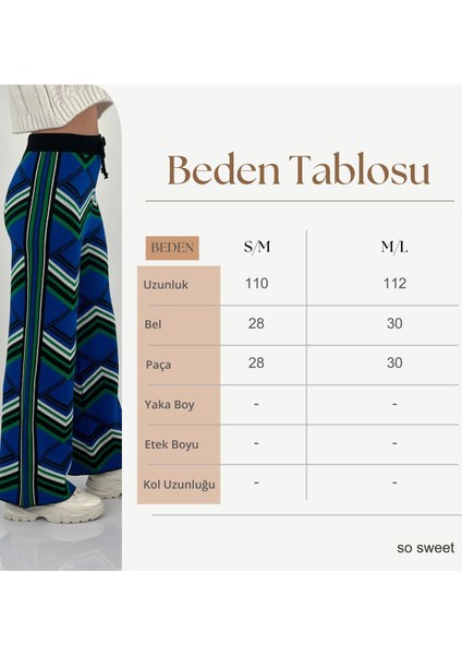 Triko Kumaş Rahat Kadın Pantolon Women Knitwear Pants