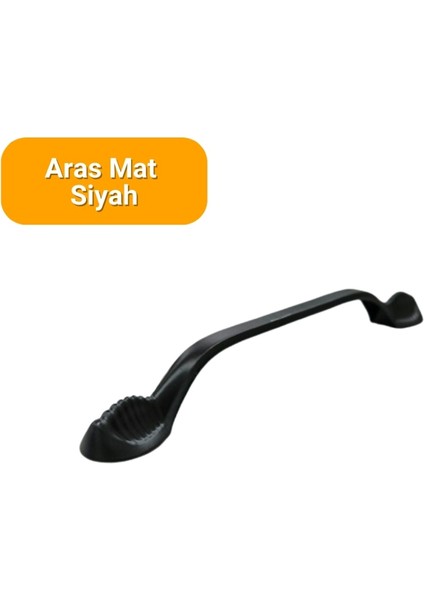 50 Adet Aras Mat Siyah Metal Mobilya Kulbu 160 mm - 192 mm