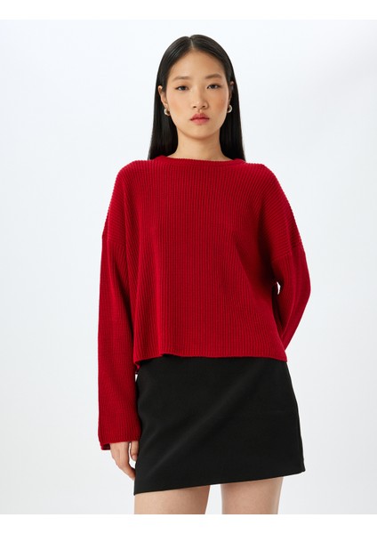 Uzun Kollu Bisiklet Yaka Triko Kazak modelleri