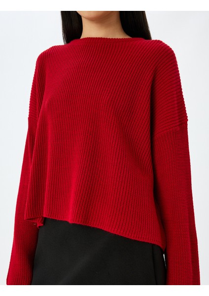 Uzun Kollu Bisiklet Yaka Triko Kazak indirimleri