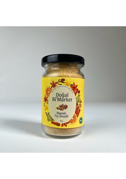 Organik Toz Zencefil 40 gr