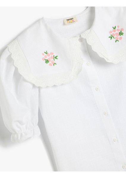 Fırfır Detaylı Kare Yaka Balon Kollu Bluz modelleri