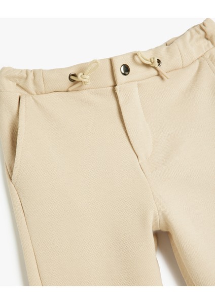 Fermuar Detaylı Bel Bağcıklı Jogger Eşofman Altı modelleri