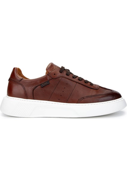 Erkek Hakiki Deri Kahverengi Sneakers & Spor Ayakkabı 04 3508 Erk Ayk SK24-25 Kahve