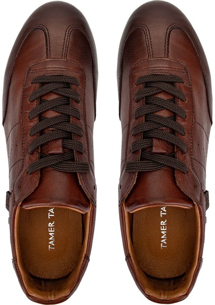 Erkek Hakiki Deri Kahverengi Sneakers & Spor Ayakkabı 04 3508 Erk Ayk SK24-25 Kahve indirimleri