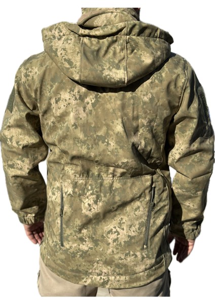 Tactical 003 Model Amfibi Kamuflaj Shoftshell Mont