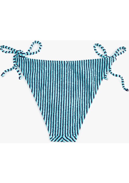 Yanları Bağlamalı Çizgili Ipli Bikini Altı fiyatları