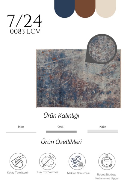 Makina Halısı Agnello Halı 7/24 0083 Lcv fiyatları