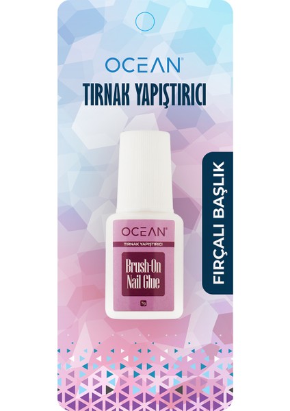 Fırçalı Protez Tırnak Tips Yapıştırıcı Glue 7 gr